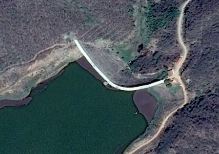Saco de Nova Olinda on Google Earth