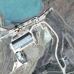 Tashkumyr on Google Earth