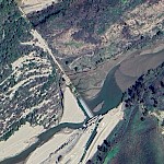 Freeman diversion on Google Earth