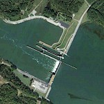 Nickajack Auxillary Spillway on Google Earth