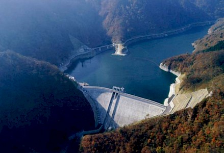 Sabigawa (lower dam) completed