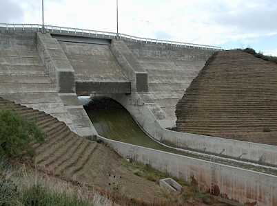 Alan Henry Spillway completed Alan Henry Spillway completed