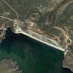 Alan Henry Spillway on Google Earth