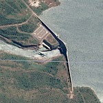 Capanda on Google Earth