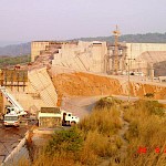 Capanda under construction