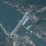 Shuikou on Google Earth