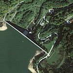 Urdalur on Google Earth