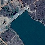 Cova da Mandioca on Google Earth