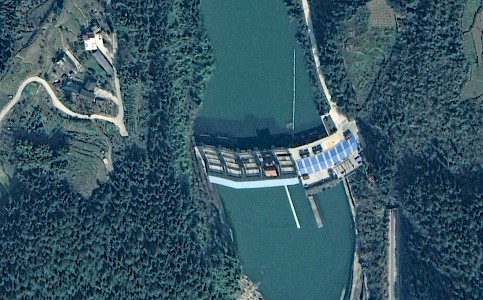 Dahekou on Google Earth