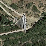 Barnard Creek Canyon Debris Dam on Google Earth