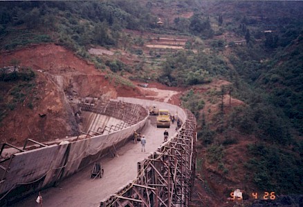 Hongpo under construction Hongpo under construction