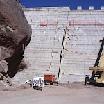 Trout Creek under construction