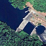 Peñas Blancas on Google Earth