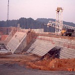 Randleman Lake under construction