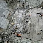 Ralco under construction