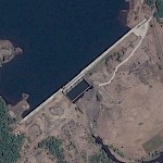 Ghatghar PPS - Upper dam on Google Earth