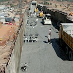 Ghatghar PPS - Upper dam under construction
