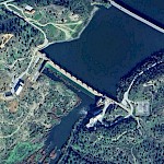 Pedrógão on Google Earth