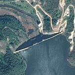 Chalillo on Google Earth