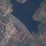 Ghatghar PPS - Lower dam on Google Earth