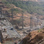 Ghatghar PPS - Lower dam under construction