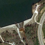 Hickory Log Creek on Google Earth