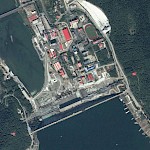 Fengman (new) on Google Earth