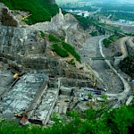 Manghekou under construction