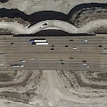 Thornton Gap (Tollway) on Google Earth