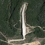 Dry Comal Creek on Google Earth