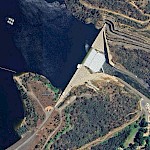 Enlarged Cotter on Google Earth