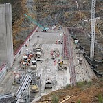 Enlarged Cotter under construction