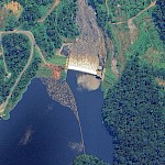 Grand Poubara on Google Earth