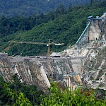 Murum under construction