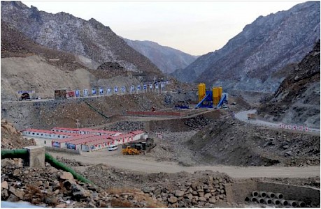 Huhehaote (Hohhot) PSS - Downstream lower dam under construction