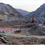 Huhehaote (Hohhot) PSS - Downstream lower dam under construction