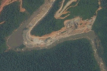 Lower Russei Chrum on Google Earth Lower Russei Chrum on Google Earth