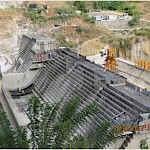 Puhulpola (part of Uma Oya Project) under construction