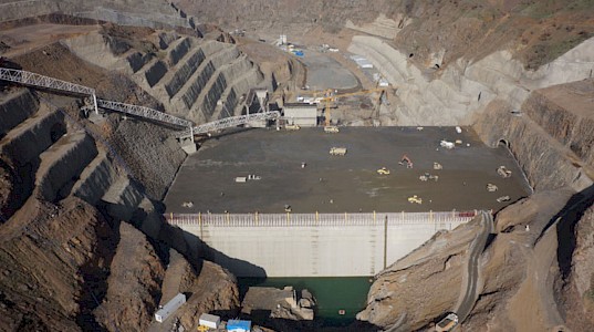 Yukari (Upper) Kalekö under construction