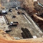 Xayaburi (Left bank closure section) under construction