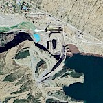 Chame Shir on Google Earth