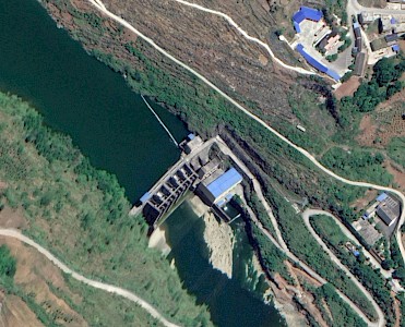 Pingzhai on Google Earth