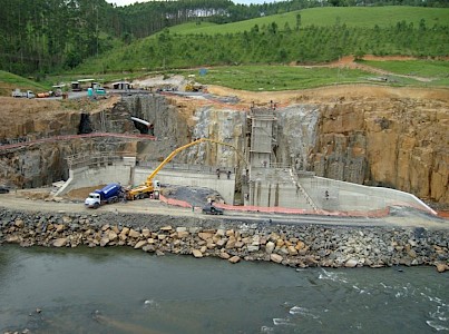 Barra de Rio Chapéu under construction Barra de Rio Chapéu under construction