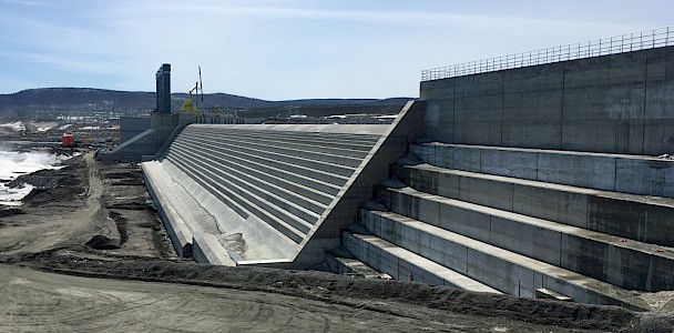 Muskrat Falls North Dam completed Muskrat Falls North Dam completed