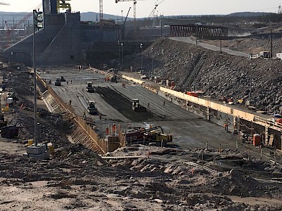 Muskrat Falls North Dam under construction Muskrat Falls North Dam under construction