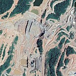 Nam Theun 1 on Google Earth