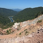 Nam Theun 1 under construction