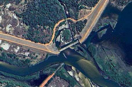 Itiquira I on Google Earth