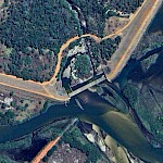 Itiquira I on Google Earth