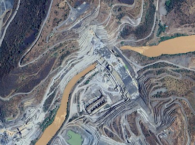 Koysha (Gibe IV) on Google Earth